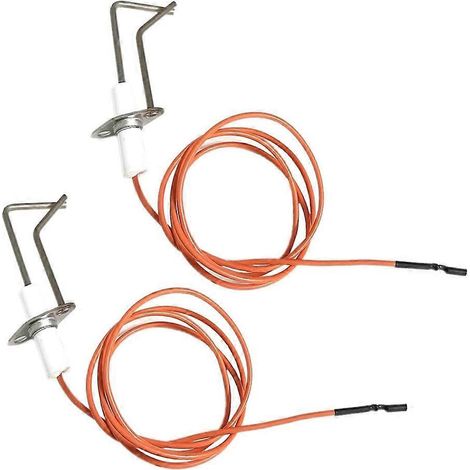 Deux allumeurs à étincelle directe 62-24164-01, compatibles avec les brûleurs de fournaise à gaz R36 PSER36, avec câble. (1/5)