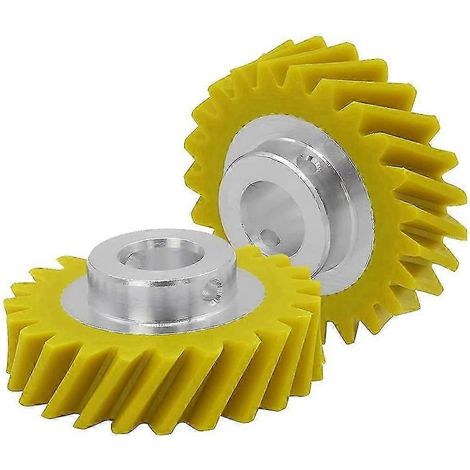 Deux pièces de rechange à vis sans fin compatibles avec les mélangeurs Whirlpool et Zenith, références : 4162897, 4169830, AP4295669 (1/5)