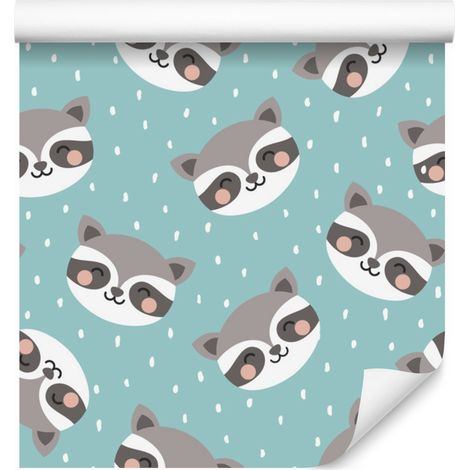 Papel pintado con motivos animales para salón y dormitorio, 50x1000 cm. (1/5)