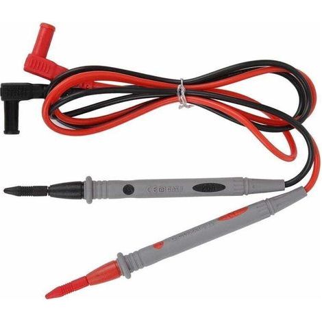 pair 2 Pièces ac/Dc 1000 V Silicone Multimètre Fils de Test Sonde Test Stylo Électricien Testeur 20a audacieux Fil de Cuivre Noyau,Autres outils à main et accessoires