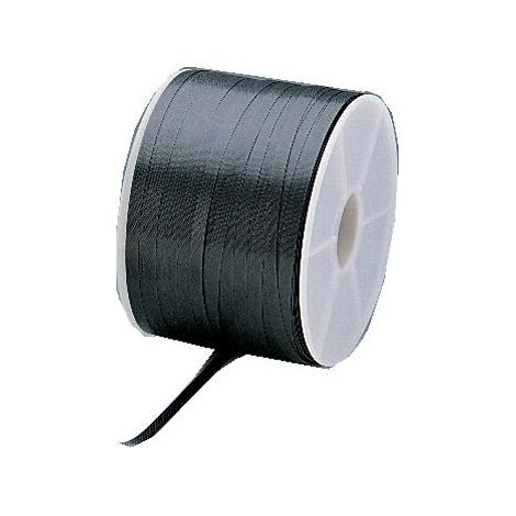 Feuillard polypropylène noir. largeur 12 mm. épaisseur 0.5 mm. longueur 800 m - CORDERIE MESNARD SAS