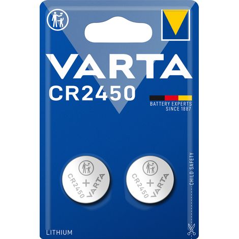 Varta Knopfzelle Lithium Coin CR2450 2er Blister