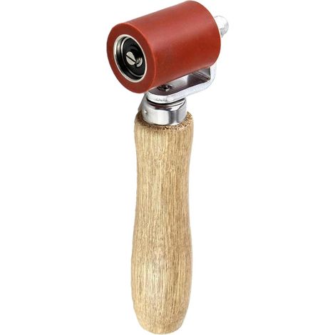 Rouleau de Pression, Rouleau à Clous Rouge 40 mm, Rouleau de Pression pour revêtements de Sol, Rouleau à Joints, Rouleau à Colle pour Colle à Bois, Rouleau à Clous pour Papier Peint (1/5)