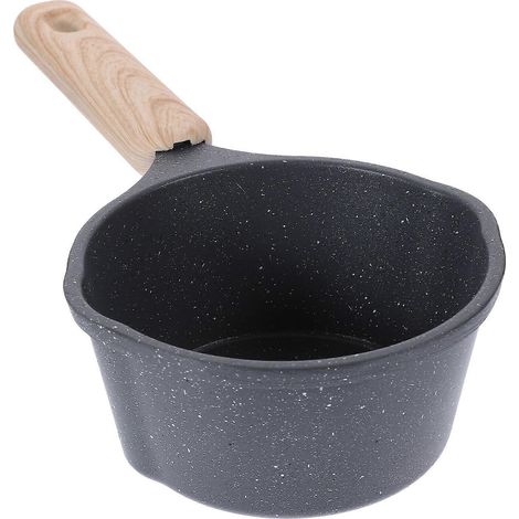 Poêle à huile antiadhésive, petite casserole à induction, ustensiles de cuisine, casserole chauffante (1/4)