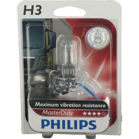 Bombilla Hal贸gena tubular H3 24V 45W PK22s blanco Philips PHILIPS GL13336MDB1