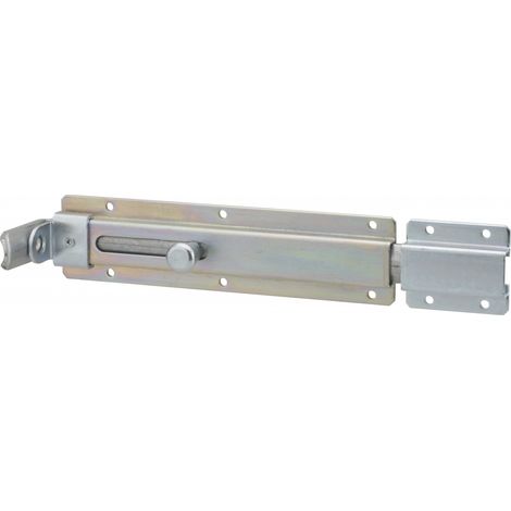 THIRARD - Verrou transversal, porte cadenas cadenassable, longueur 230mm, pêne plat coulissant, acier zingué - THIRARD