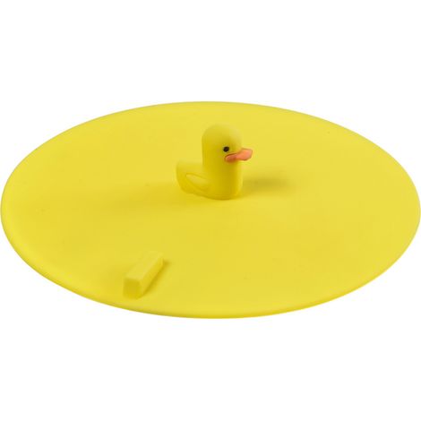 Silikon-Ablaufstopfen – Universeller Leckstopper – Große Größe 15 cm, 80 g – Mehrfarbig (Grau/Grün/Gelb/Blau) – 1 Stück (1/5)