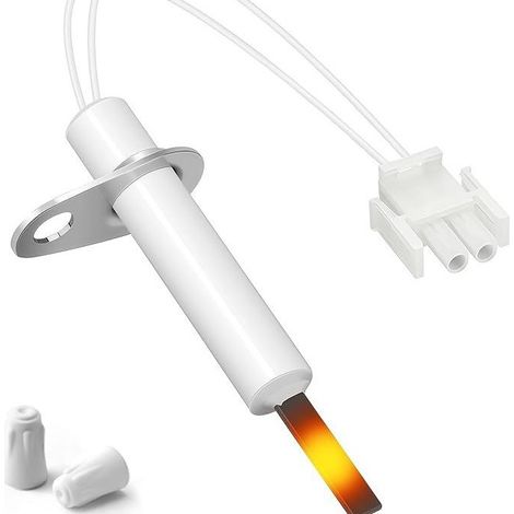 Stove igniter adapter 0130F00008S for hot surface igniters, round silicon nitride heat exchangers