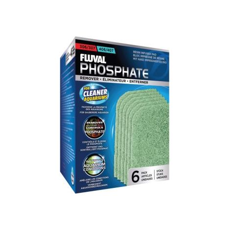 Almohadillas eliminadoras de fosfato para filtro Fluval 07