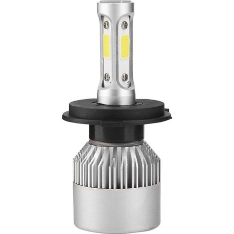 Lot de 2 Ampoules Phare LED H4 Super Lumineuses 8 000 Lm 6 K (1/5)