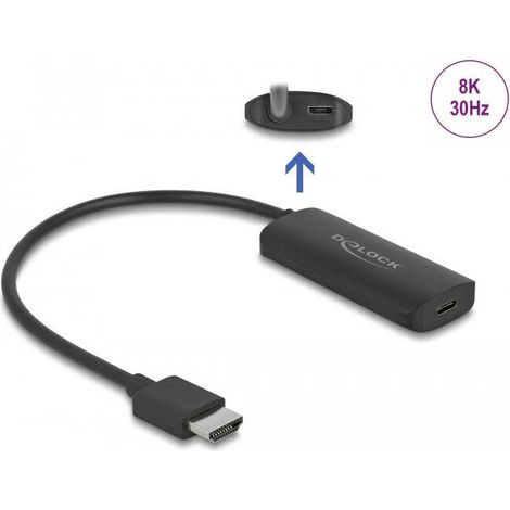 Delock 64212 adaptador hdmi-a macho a usb tipo-c hembra (dp alt mode) 8k (1/4)