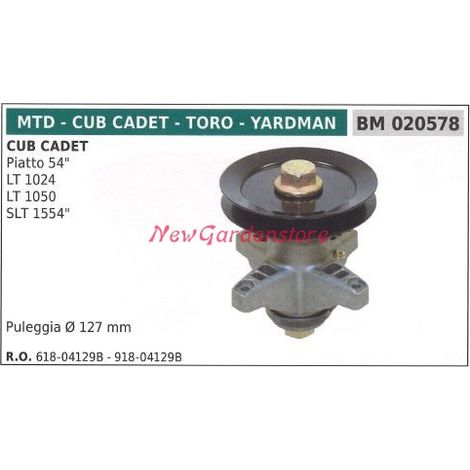 Mozzo portalama trattorino rasaerba tagliaerba piatto 54 pollici MTD 020578