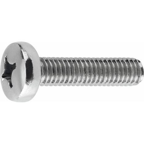 (M6X10) TORNILLO ROSCA METRICA CON CABEZA ALOMADA PH, 4.8. CINCADO(100U) - INDEX (1/2)