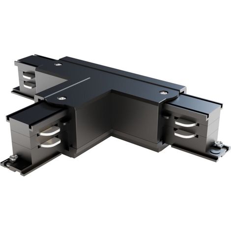 Connettore A T Sinistro Plastica Nero (1/2)