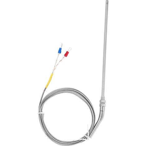 Sonde thermocouple type K filetage M8 acier inoxydable sonde 200mm câble 2m pour mesure température surface industrielle (1/5)