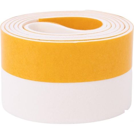 COFAN burlete blanco de pvc expandido bajo puerta 100 cm , Este burlete es una solución económica y ligera para sellar la parte inferior de la puerta y mejorar el aislamiento del h (1/5)