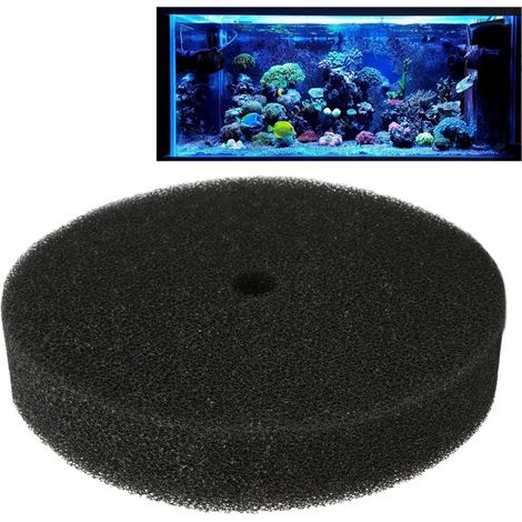 Runder Schwammfilter für Aquarien, zur Verwendung mit Wirbelschichtfiltern, Größe 250 mm - (1/5)