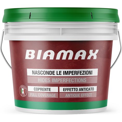 Pittura riempitiva traspirante Oikos Biamax "07" bianca lt. 1
