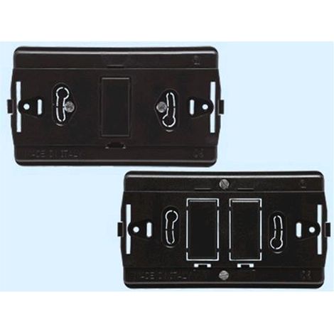 Supporto per scatola tonda Art. 810 - Art. 8102 - 2 Posti Conf. 20 Pz