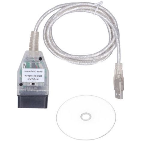 Herramienta de diagnóstico para coche K+DCAN OBD2, interfaz USB con interruptor de repuesto para BMW Serie 1 E81 E82 E83 E87 E88 2004-2011 (1/5)