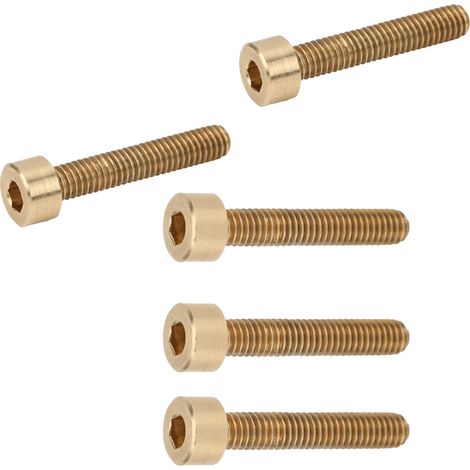 50 Stück Innensechskantschrauben, Kupferbefestigungselemente, Hardware-Werkzeuge, Industriebedarf M4M4x22 (1/5)