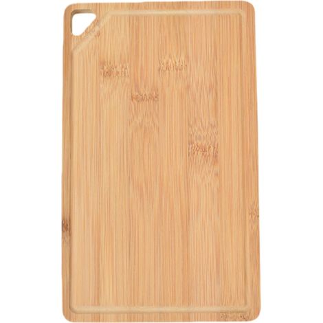 Petite planche à découper pour évier - Planche à découper double face en bambou - Planche à découper multifonctionnelle pour la maison - Non peinte et sans cire - 24,3 x 14,8 cm - Couleur bois naturel (1/5)