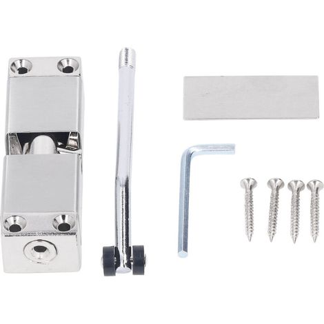 Automatischer Türriegel mit Federmechanismus, Riegel aus Aluminium-Druckguss und kaltgewalztem Stahl, Türbeschläge für Hotel-Holztüren – Crezuo