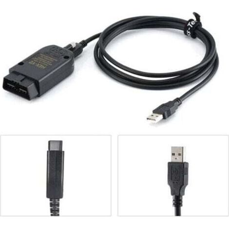 Câble de diagnostic OBD2 HEX V2 VCDS 25.3 pour VW/AUDI/Skoda/Seat – USB, compatible lecteur automatique (1/3)