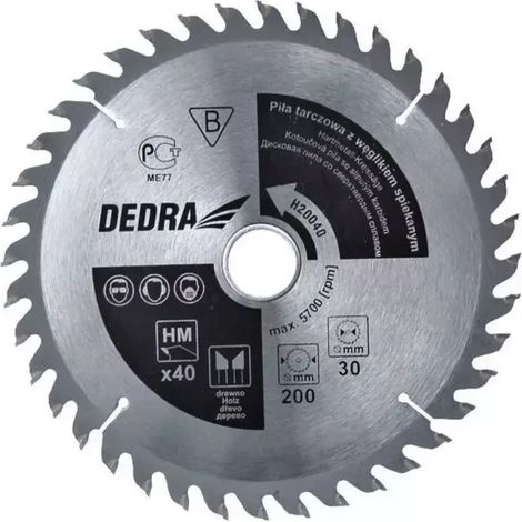 DEDRA H50060 lama de circolare 50 cm 1 pezzo(i) (1/2)