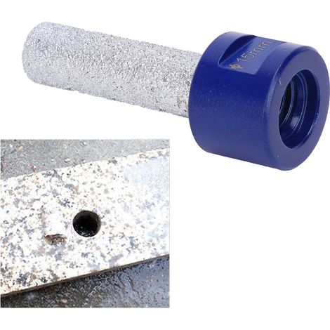 Foret diamanté M14 à sec, fraise brasée pour granit, marbre, carrelage en céramique et verre, 15 cm. (1/5)