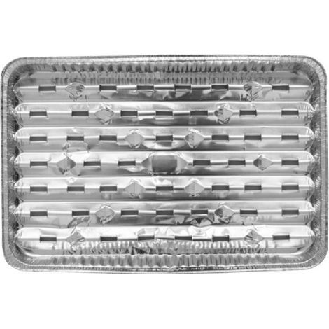 Plaque cuisson barbecue - Nipter - Rectangle - Aluminium - Lot de 25 - 34,1 x 22,9 cm (1/3)