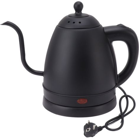 Bouilloire électrique à col de cygne 1,2 L en acier inoxydable 304, cafetière à filtre haute sécurité, prise UE 220 V (1/5)