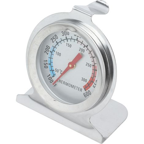 Thermomètre de four à cadran en acier inoxydable, type à aiguille, thermomètre de cuisine de haute précision (1/5)