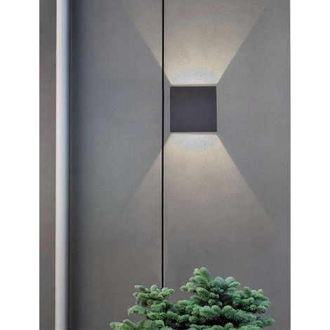 Trade Shop - Led Cob 12 W External Luce 4000k 3000k 6500k Es46 Nero -