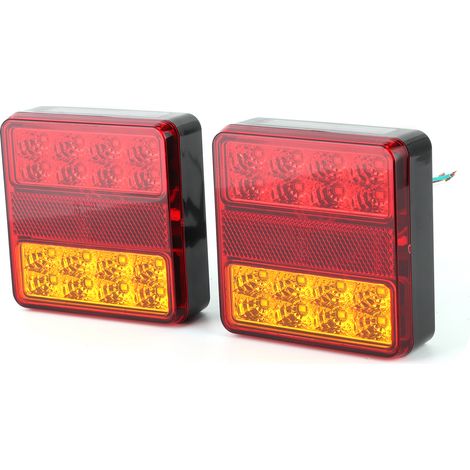 22-LED-Rücklicht/Kennzeichenleuchte, hohe Helligkeit, IP67 wasserdicht, für LKW, Anhänger und Lastwagen (1/5)