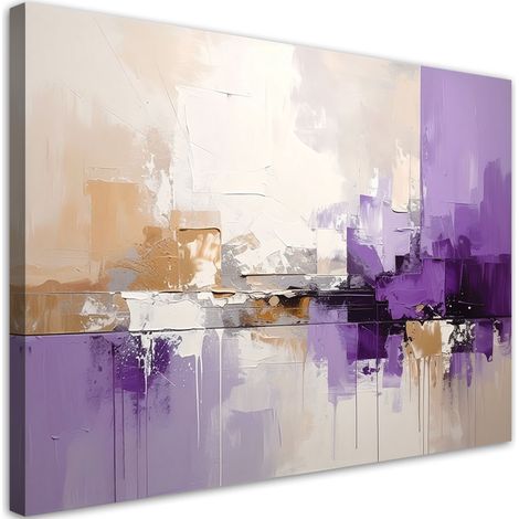 Bild auf Leinwand Violette moderne Abstrakt 120x80 (1/5)