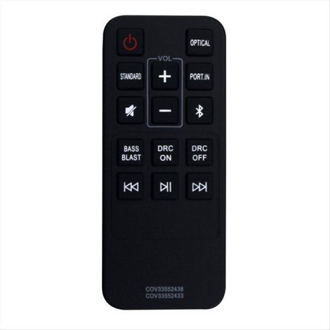 COV33552438 COV33552433 Télécommande de Remplacement pour Barre de Son Compacte LG 2.0 Canaux SK1 (1/4)