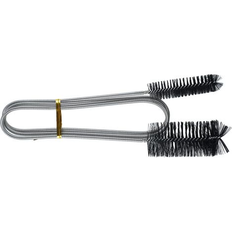 Brosse de Nettoyage de Canalisation Flexible,Brosse de Nettoyage de Tuyau a Double Tête pour Tuyaux,Drain D'évier,Trou de Vidange de Réfrigérateur,Aquarium (1/5)