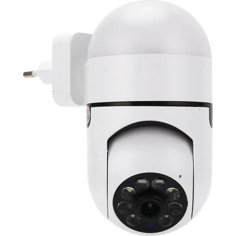 Caméra de Surveillance Sans Fil 360° Vision Nocturne 2MP LED pour Intérieur, Prise UE 110-240V (1/5)