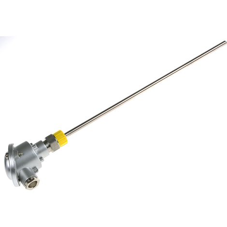 Capteur RTD PT100 RS PRO, Ø 8mm, L.350mm, +250°C max, Tête de connexion ( Prix pour 1 )