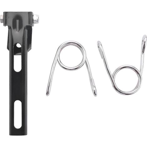 Motorrad 2,5 Zoll Stahl Solo Springs Stützhalterungssatz für Sportster Chopper Bobber Silber (1/5)