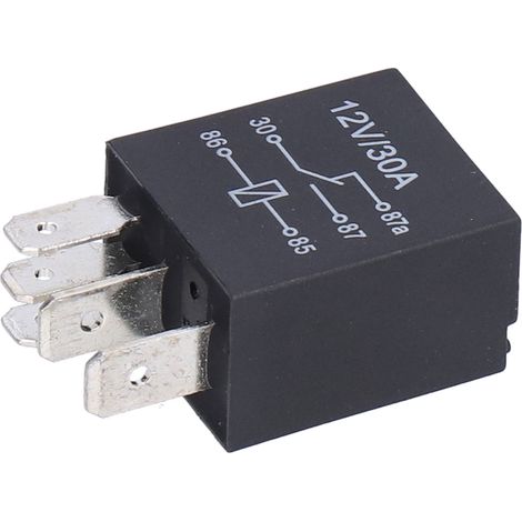 Kit de 10 relais violets 12V 30A étanches pour phares antibrouillard et climatiseur automobile (5 broches). (1/5)