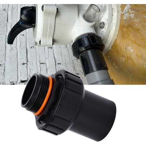 Joint de Pompe pour Filtre à Sable PVC avec Joint Threaded - Union Adaptateur 1.5 Inch G1-1/2 pour Filtre à Sable et Pompe (1/5)