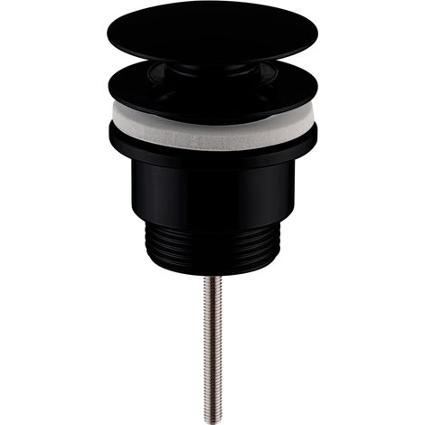 Bayswater Universal Push Button Basin Waste - Matt Black