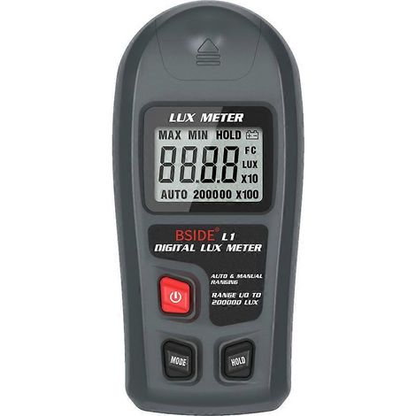 BSIDE L1 Digitales Luxmeter, 0–200.000 Lux LCD-Taschen-Luxmeter, Lux/FC-Messgerät, P-Sensor, Lichtmesser (1/5)
