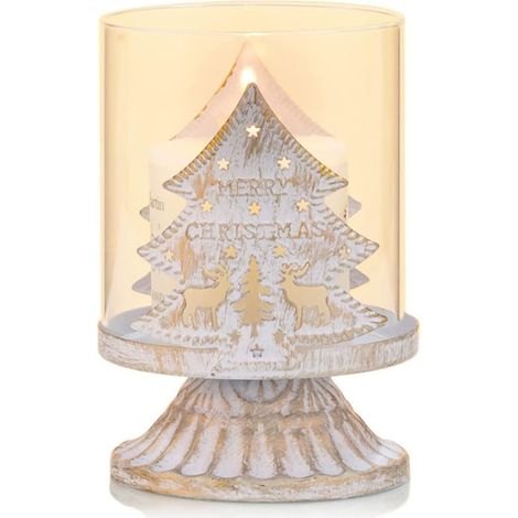Bougeoir vintage en métal, porte-bougie décoratif, modèle sapin AL9083 (1/5)