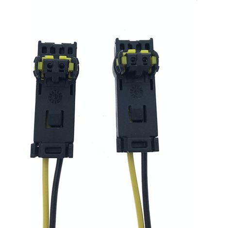 Universal spring-loaded safety connectors for all car models: Nissan, Toyota, Buick, Volkswagen, Mercedes-Benz, Audi, BMW -- JB1149-2P