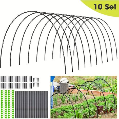 Lot 50 Arceaux Serre – Fibre de Verre 259cm. Tunnels de Culture pour Jardin/Potager. Modèle (1/5)