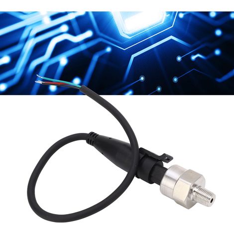 Capteur de pression en acier inoxydable 1/8 pouce 0,5-4,5 V, filetage 27 NPT pour eau, huile et gaz. (1/5)