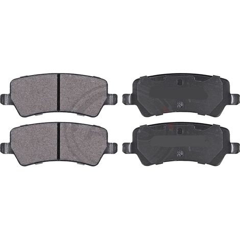 KIT PASTIGLIE FRENO POSTERIORI compatibile con VOLVO S60 II (134) / PASTIGLIE FRENANTI AUTO OEM P 24 078  P 86 021 , / SOSTITUZIONE DIRETTA / BASSA POLVERE / SILENZIOSO